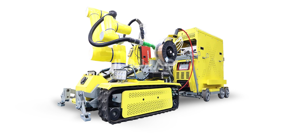 Crawler-type mobile small workpiece welding robot